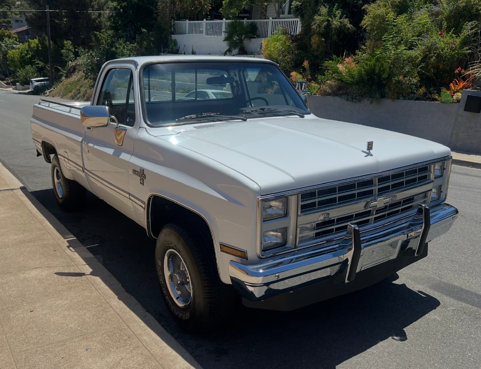 Detailed classic Chevy pickup in East County San Diego